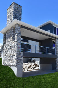 Custom Deck on 2-Story by Utah Builder; Lightyear; Lightyear Homes; Custom Home in Saratoga Springs, Custom Home Builder Utah