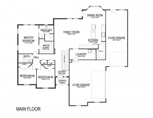 Karen House Plan Main Floor