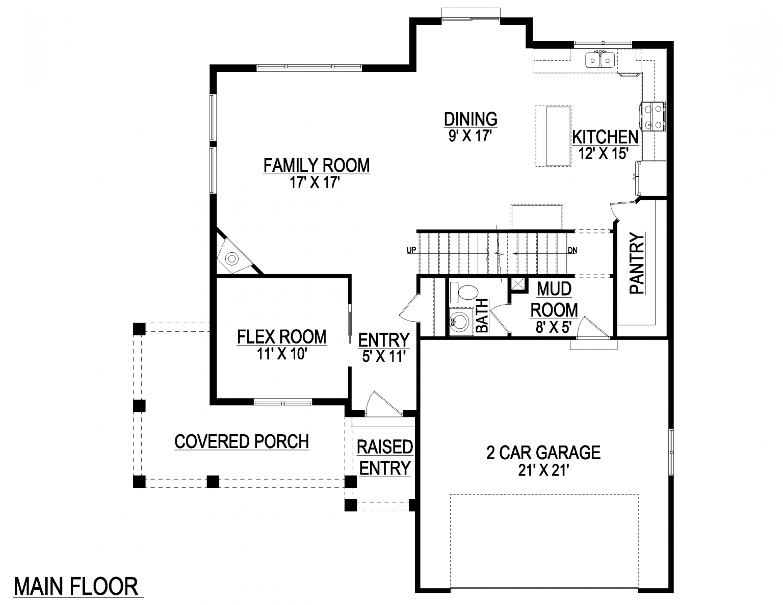 Shannon Plan Main Floor | Lightyear Homes | Utah Custom Home Builder