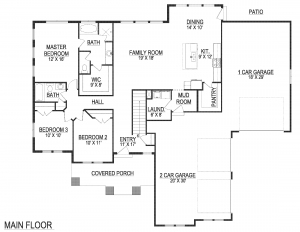 Summer Home Main Floor Plan