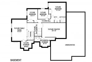 Christina House Plan Basement