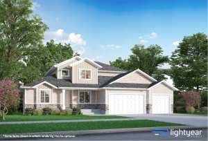 Becky Front Elevation Artistic Rendering