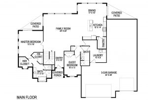 Main Floor Plan Christina House