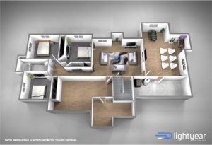 Alisha Basement Plan 3-d