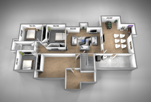 Alisha Basement Plan 3d