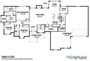 Alisha Main Floor Plan 2-d