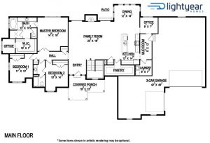 Alisha Main Floor Plan 2-d