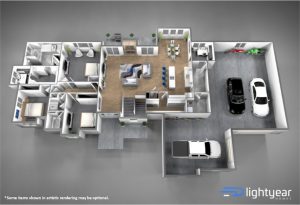 Alisha Main Floor Plan 3-d