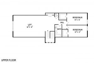 Ashley Upper Floor Plan