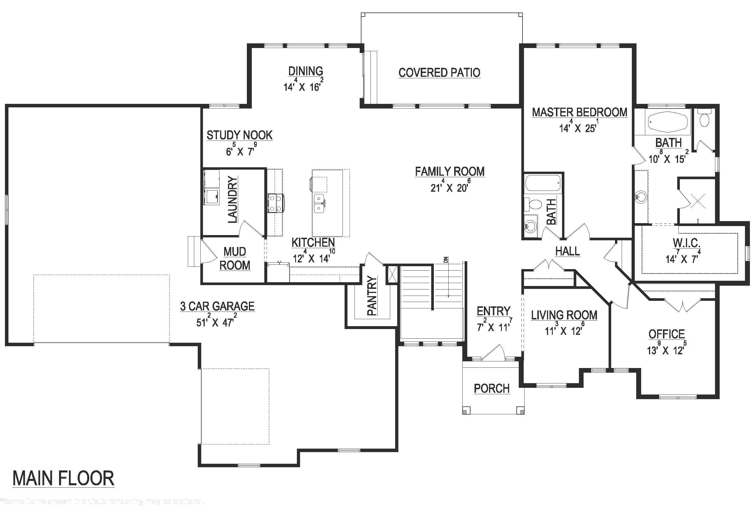 Main floor 2 lightyear homes utah custom home builder