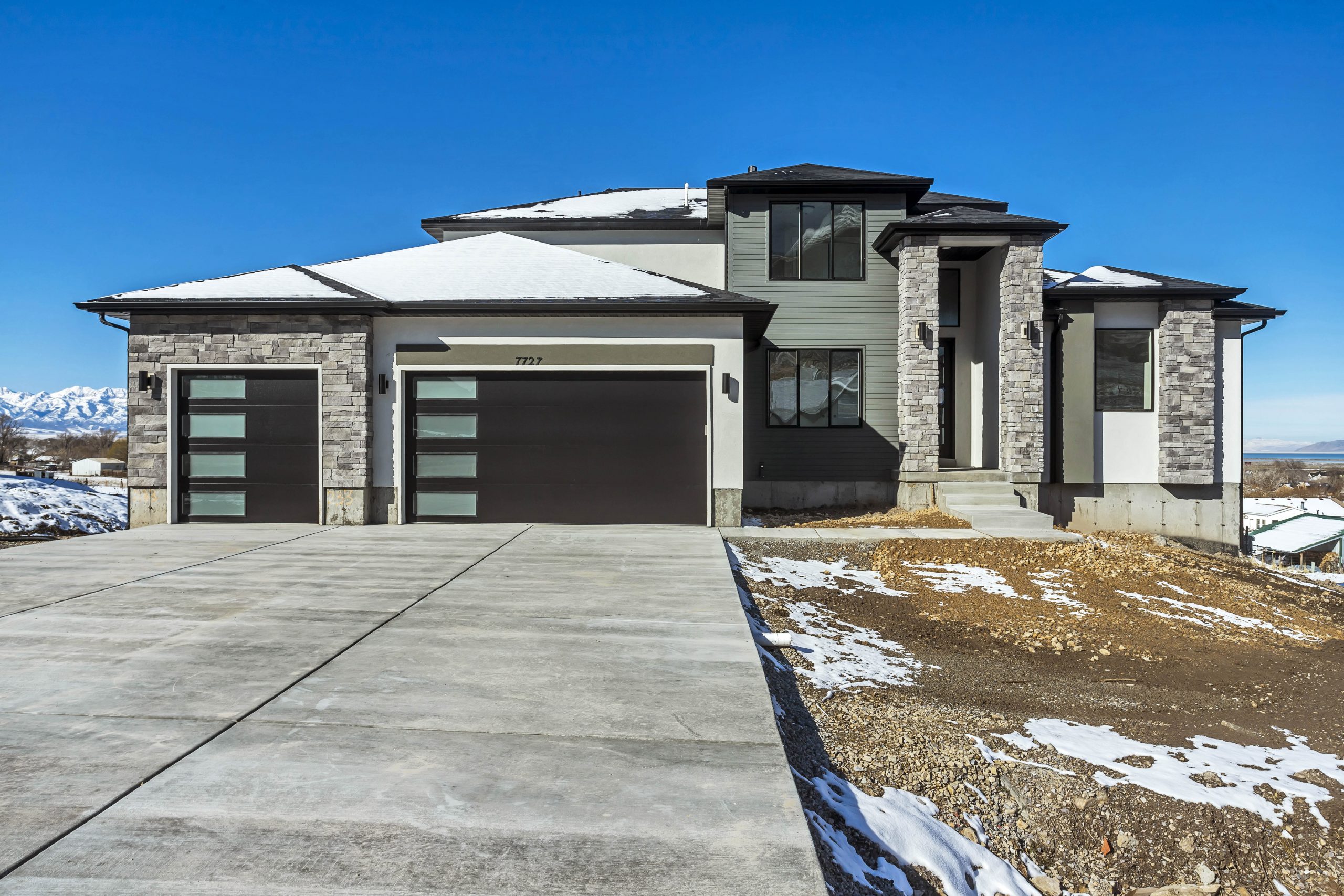 233 Pastures Front Elevation | Lightyear Homes | Utah Custom Home Builder