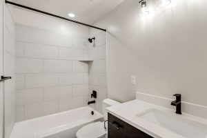 Bathroom with shower and bath