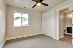 Bedroom with bathroom