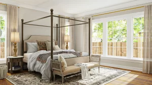 Comfort and Relaxation in Owners Suite New Custom Home South Jordan Utah
