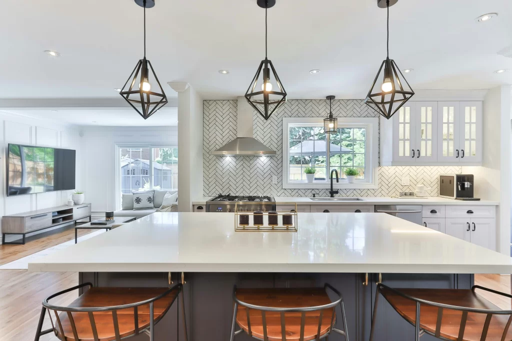 Lighting in Custom Kitchen Custom Home